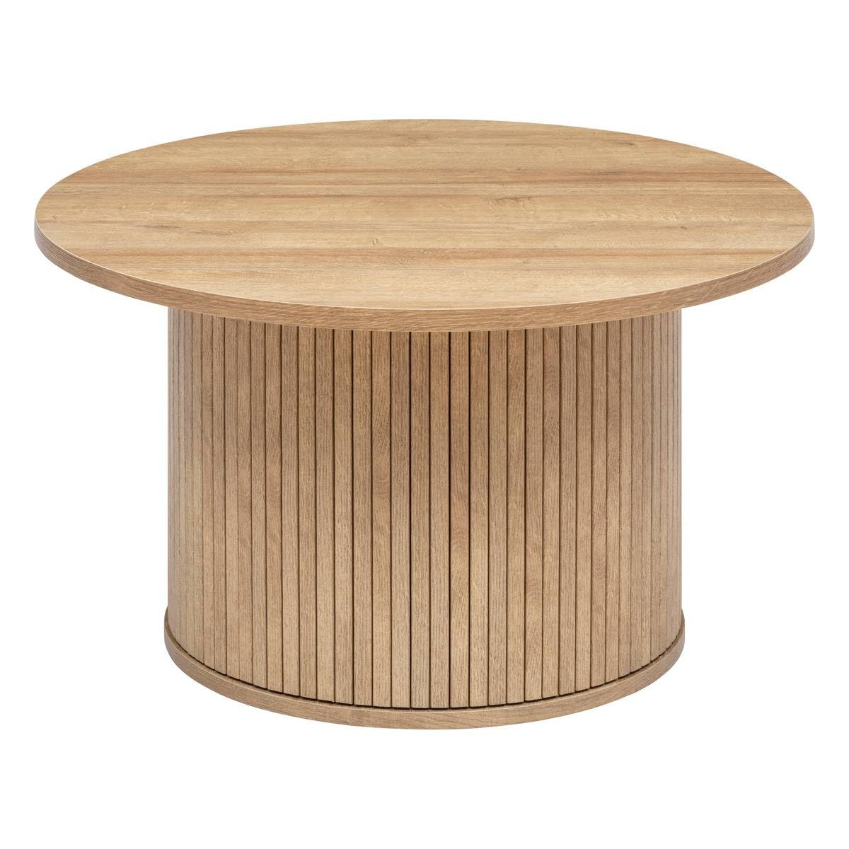 Atmosphera Créateur d'Intérieur - Table Basse Effet Bois - Idéale pour Chambre et Salon - Délignée et Déperlante - 70cm 